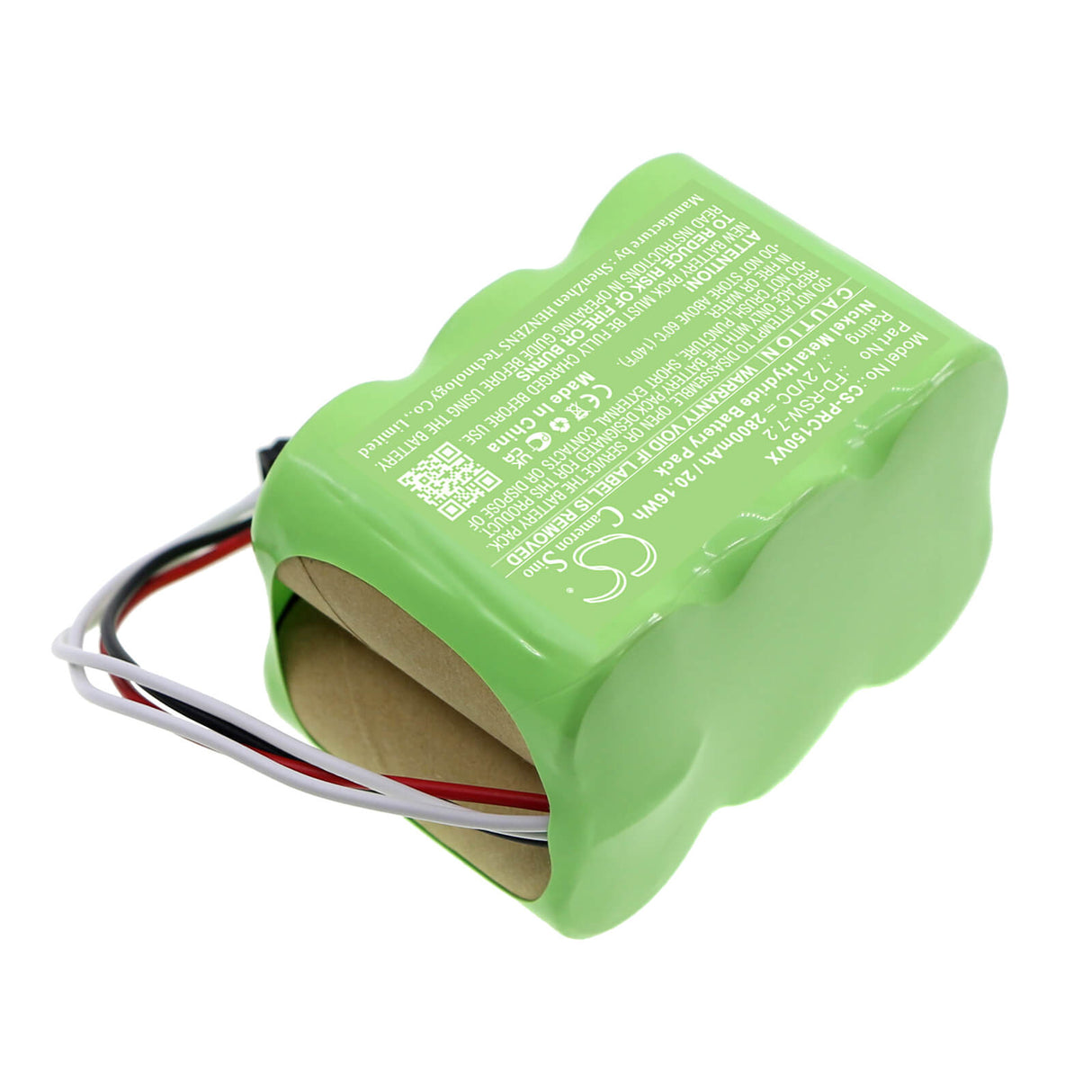 7.2v, Ni-mh, 2800mah, Battery Fits Pyle, Pucrc15, Pucrc15bat, 20.16wh Vacuum Cameron Sino Technology Limited   