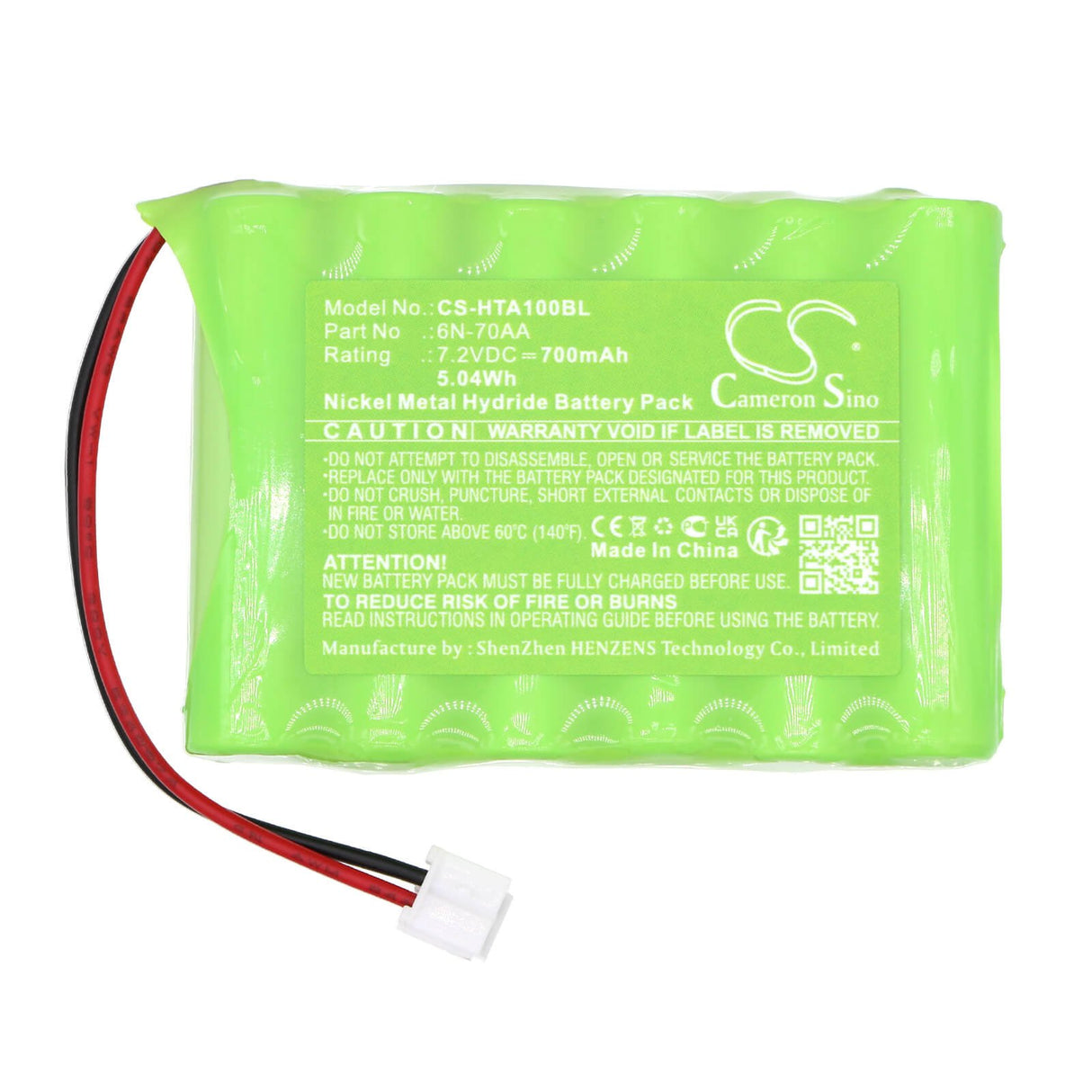 7.2v, Ni-mh, 700mah, Crane Remote Battery Fits Holzleitner, Ameise, 5.04wh Crane Remote Control Cameron Sino Technology Limited   