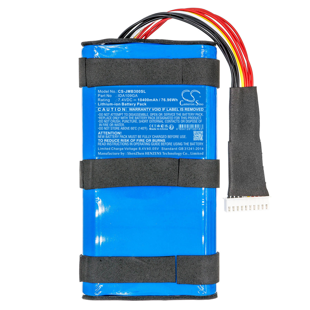 7.4v, Li-ion, 10400mah, Battery Fits Jbl, Boombox 3, Ica068ga, 76.96wh Batteries for Electronics Cameron Sino Technology Limited   