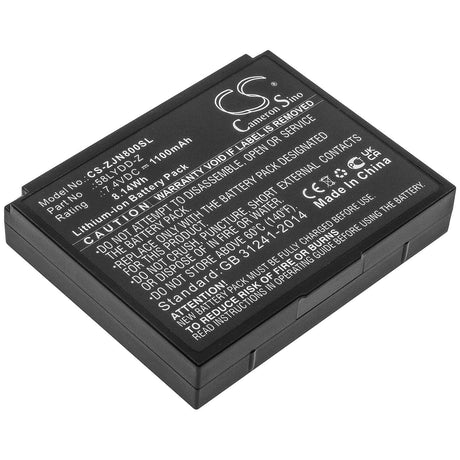 7.4v, Li-ion, 1100mah, Battery Fit's Zjiang, Zj-5802, Zj-8001, 8.14wh Batteries for Electronics Cameron Sino Technology Limited   