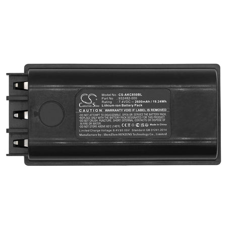 7.4v, Li-ion, 2600mah, Crane Remote Battery Fits Akerstroms, Bc85, Bc85 Transmitters, 19.24wh Crane Remote Control Cameron Sino Technology Limited   