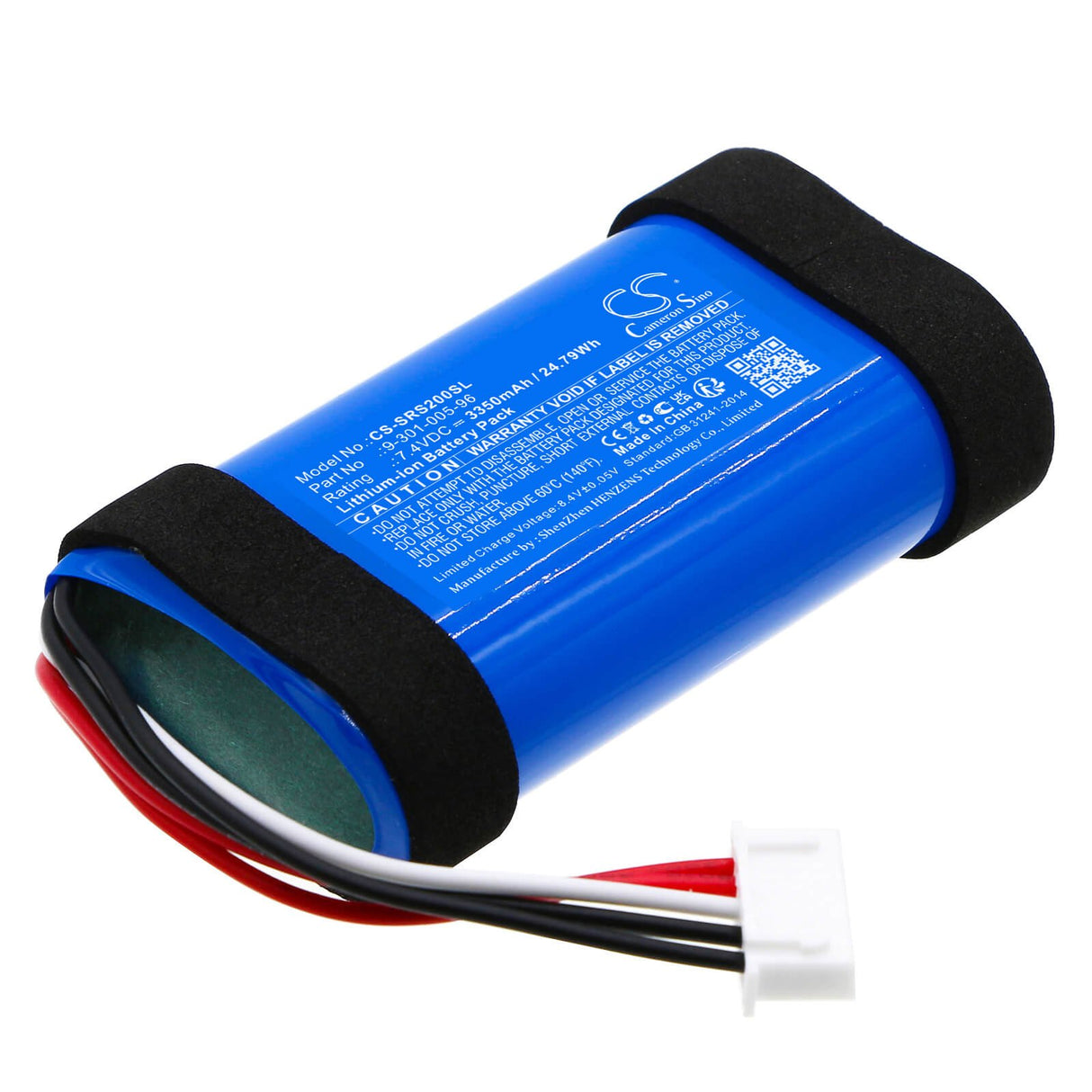 7.4v, Li-ion, 3350mah, Battery Fits Sony, Lspx-s2, Lspx-s3, 24.79wh Speaker Cameron Sino Technology Limited   