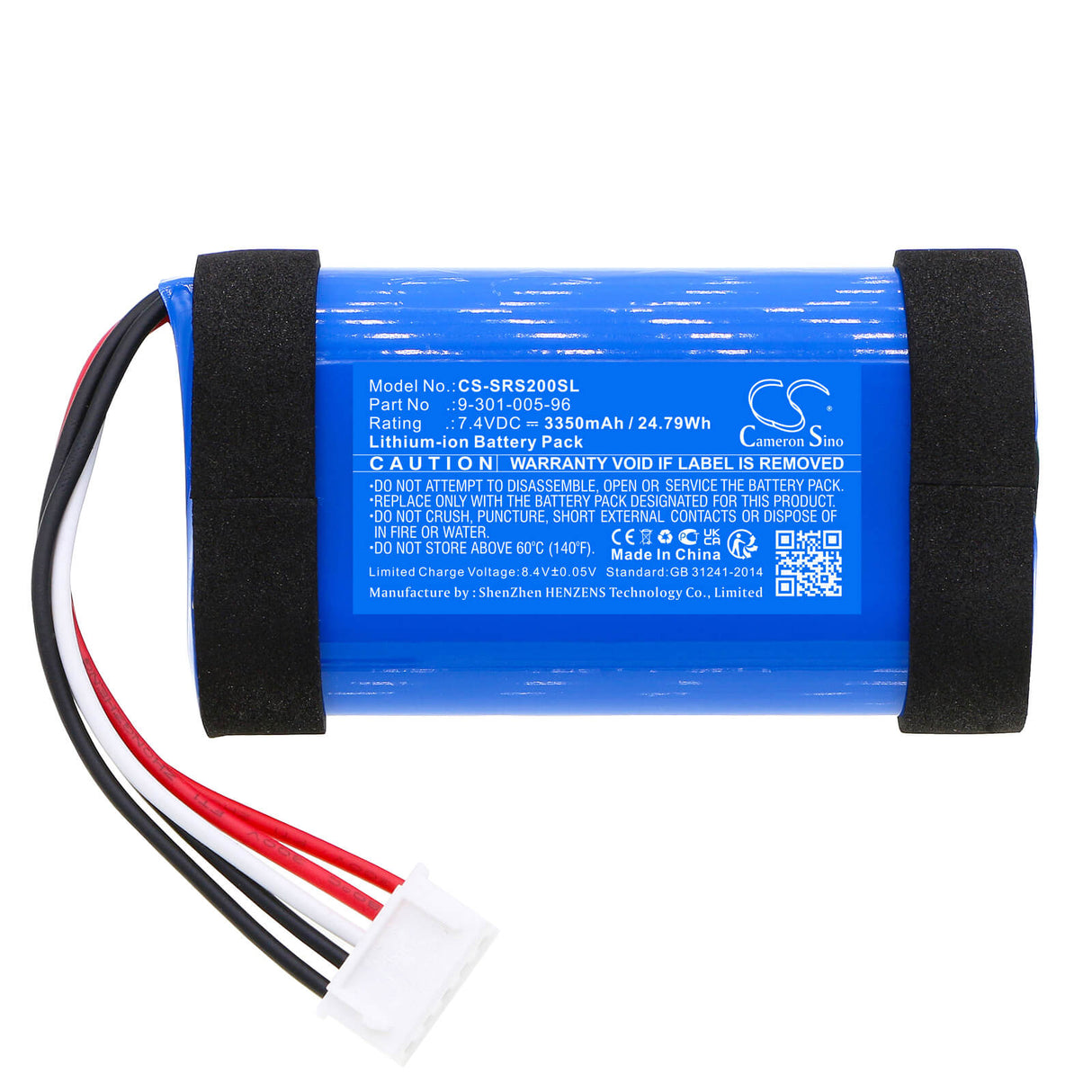 7.4v, Li-ion, 3350mah, Battery Fits Sony, Lspx-s2, Lspx-s3, 24.79wh Speaker Cameron Sino Technology Limited   