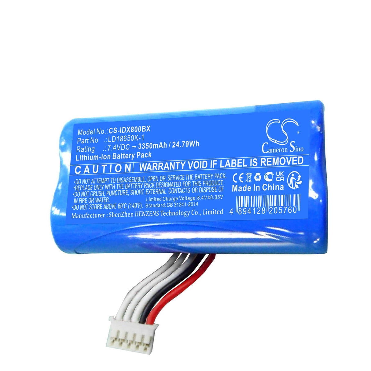 7.4v, Li-ion, 3350mah, Payment Terminal Battery Fits Ingenico Axium Dx4000, Axium Dx8000, 24.79wh Payment Terminal Cameron Sino Technology Limited   