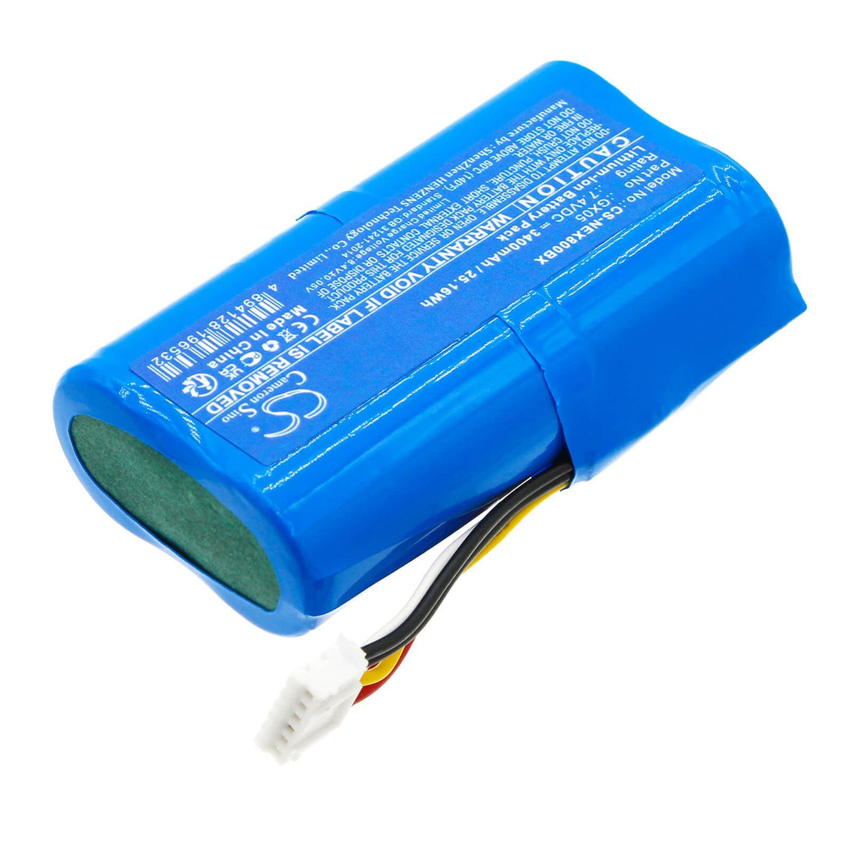 7.4v, Li-ion, 3400mah, Battery Fits Nexgo, N86, 25.16wh Batteries for Electronics Cameron Sino Technology Limited   