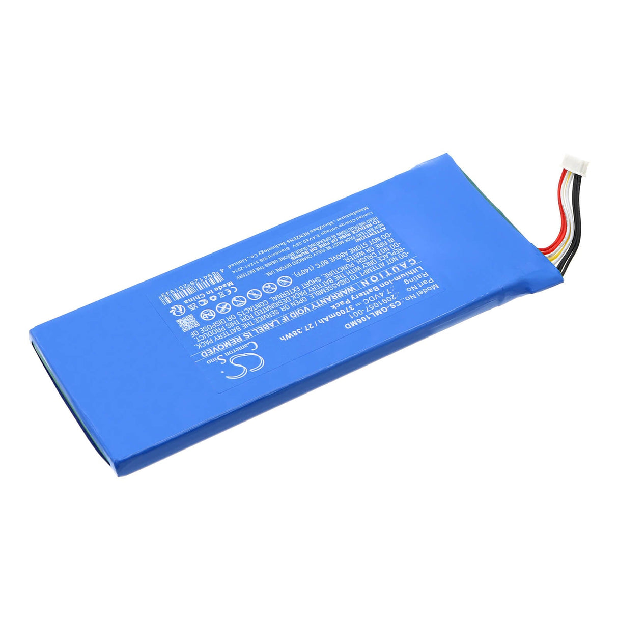 7.4V, Li-ion, 3700mAh, Battery fits Ge, Mack Link, 27.38Wh Medical Cameron Sino Technology Limited (Medical)   