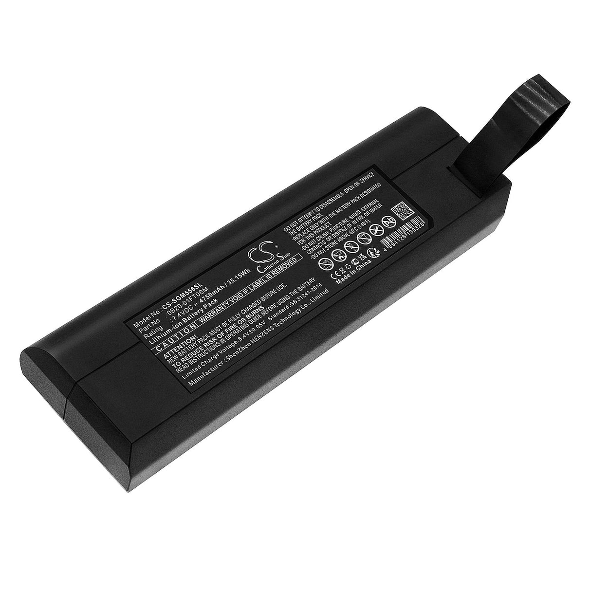 7.4V, Li-ion, 4750mAh, Battery fits Sagemcom, B5566b, 35.15Wh Cable Modem Cameron Sino Technology Limited   