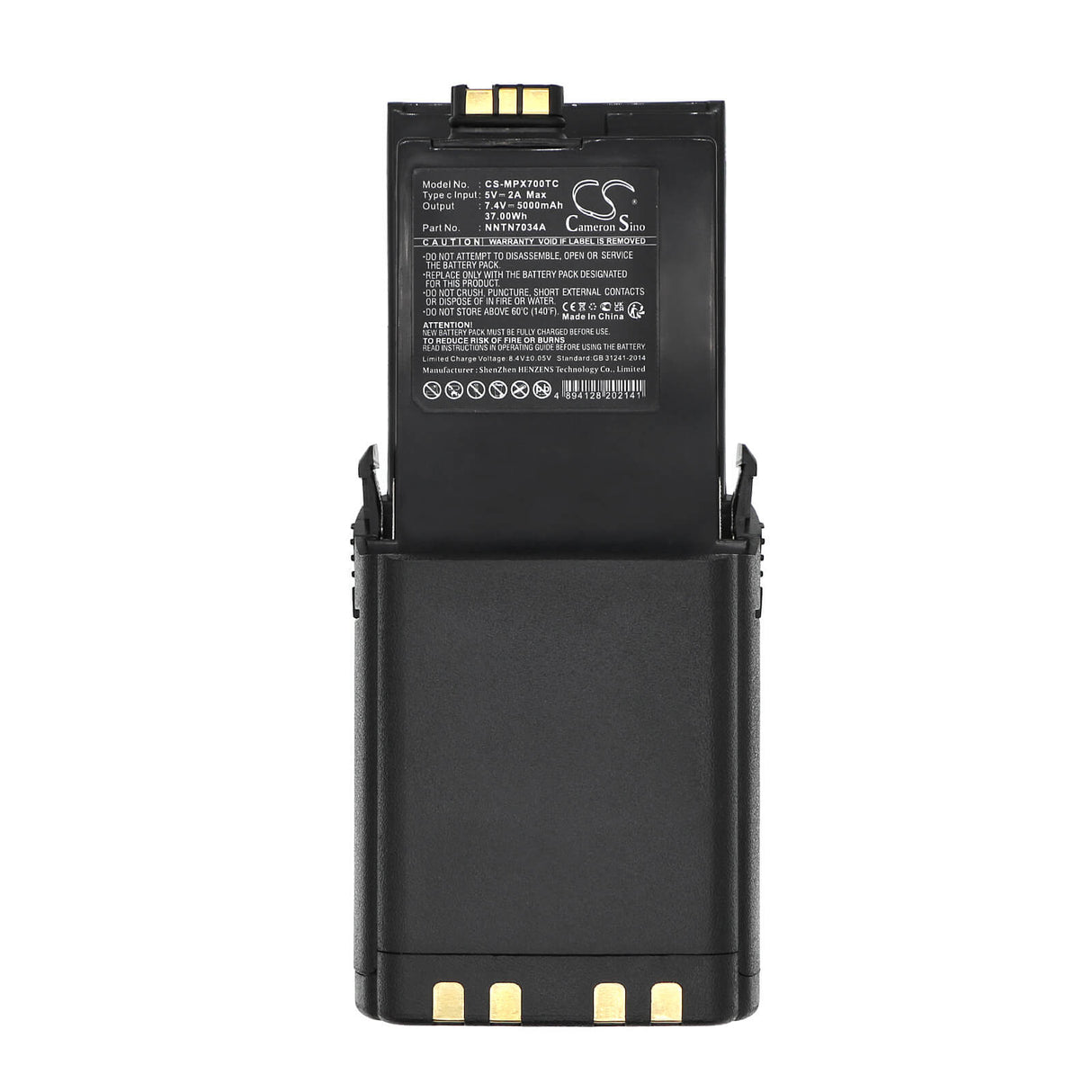 7.4V, Li-ion, 5000mAh, Battery fits Motorola, Apx 5000, Apx 6000, 37.00Wh Two-Way Radio Cameron Sino Technology Limited   