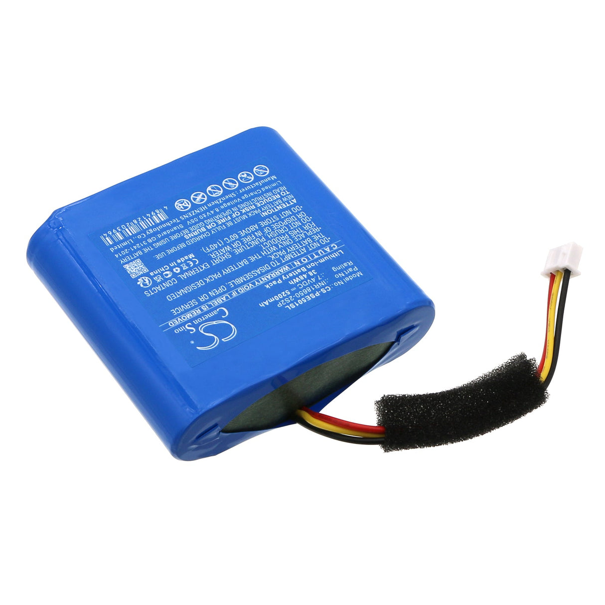 7.4v, Li-ion, 5200mah, Speaker battery Fits Philips Pse0501, Pse0501/00, 38.48wh Speaker Cameron Sino Technology Limited   