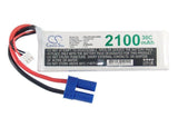 7.4V, Li-Polymer, 2100mAh, Battery fits Rc, Cs-lp2102c30r4, 15.54Wh  Cameron Sino Technology Limited   