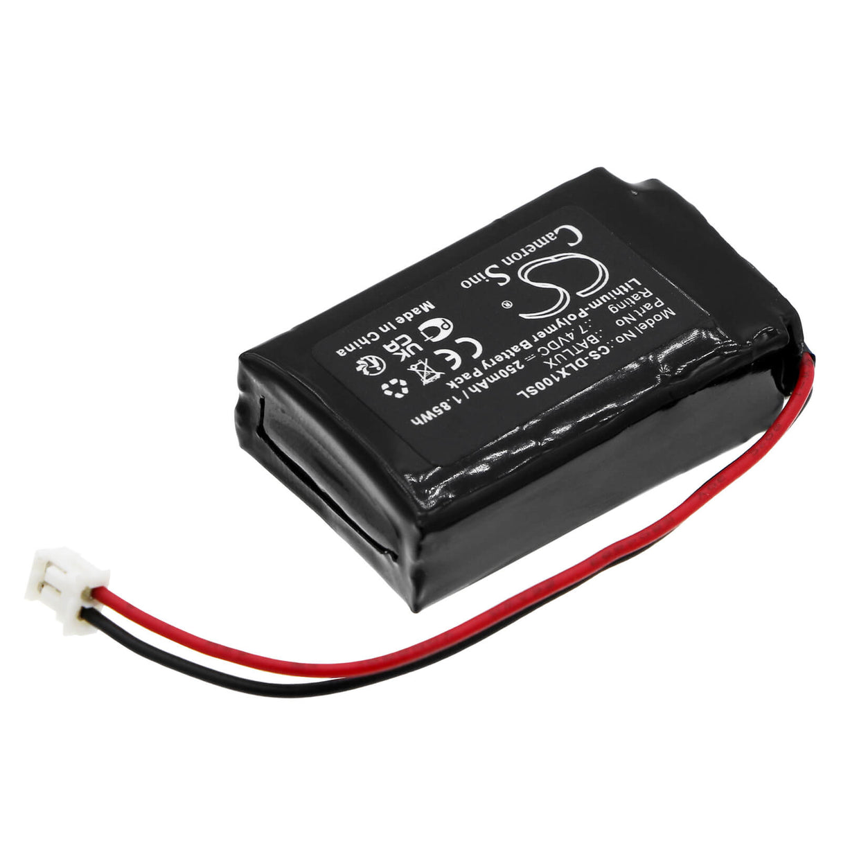 7.4v, Li-polymer, 250mah , Battery Fits Dlx Luxe Ice 1.0, 1.85wh Airsoft Guns Cameron Sino Technology Limited   