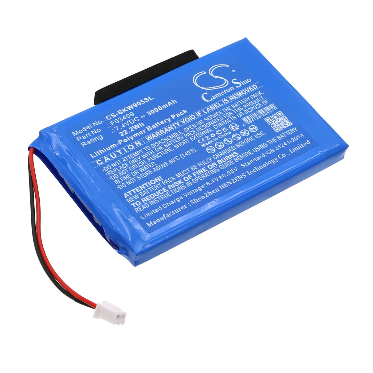 7.4v, Li-polymer, 3000mah, Equipment battery Fits Satlink Ws-6902, Ws-6905, 22.2wh Equipment, Survey, Test Cameron Sino Technology Limited   