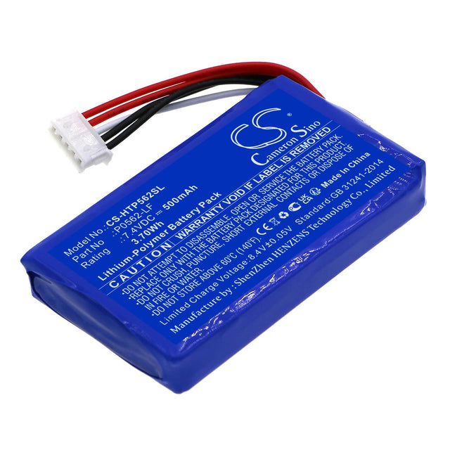 7.4v, Li-polymer, 500mah, Battery Fits Hp, Sprocket 100, 3.70wh Photo Printer Cameron Sino Technology Limited   