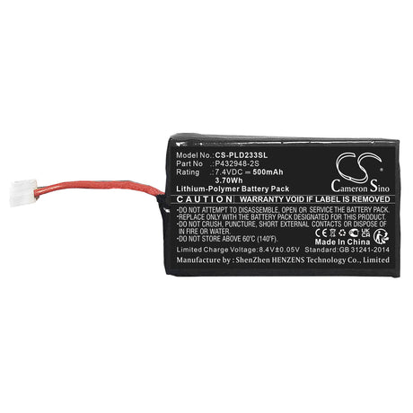 7.4v, Li-polymer, 500mah, Battery Fits Lg Pd233, Pd239, Pd251, 3.70wh Batteries for Electronics Cameron Sino Technology Limited   