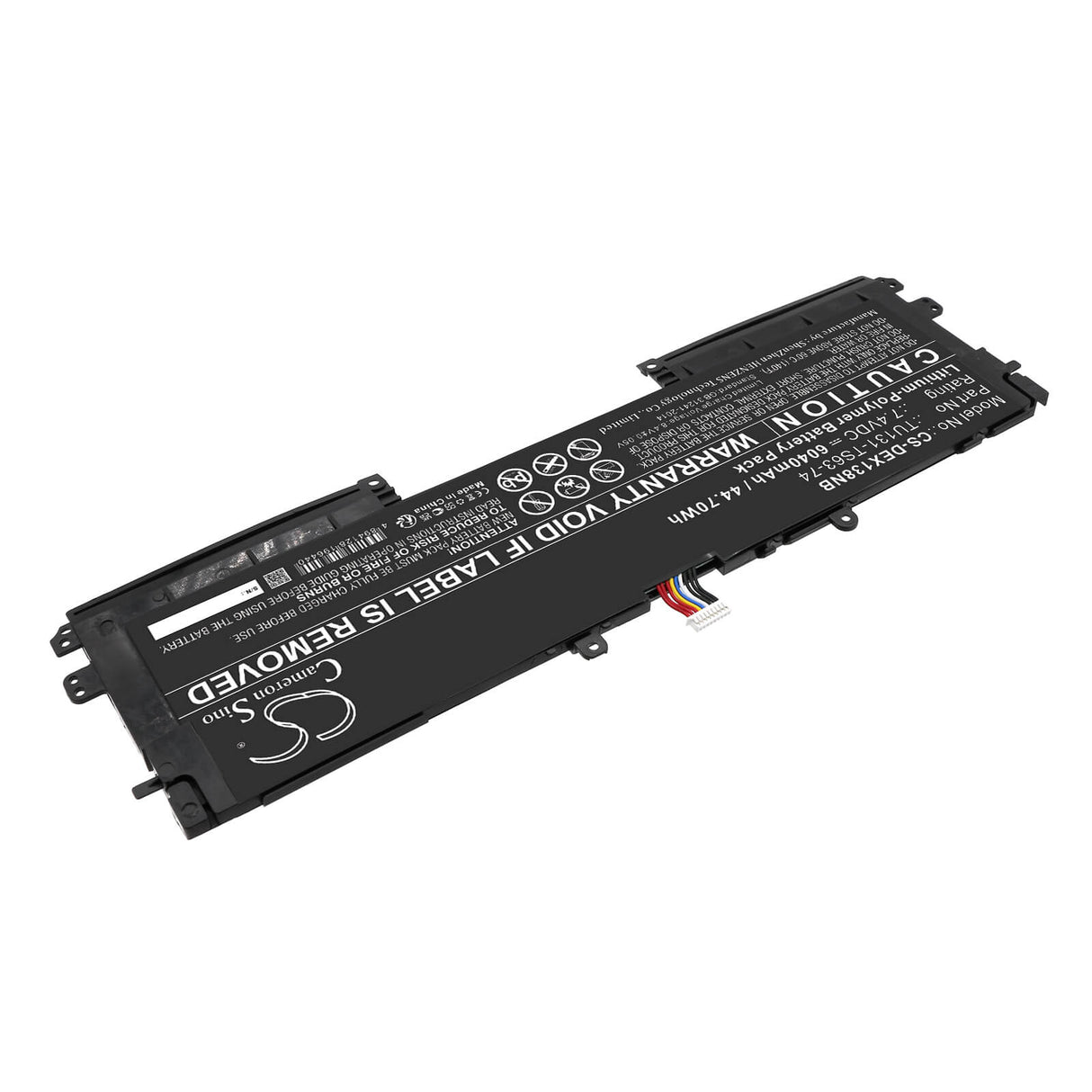 7.4v, Li-polymer, 6040mah, Battery Fits Dell, Schenker S306, Tu131, 44.70wh Batteries for Electronics Cameron Sino Technology Limited   