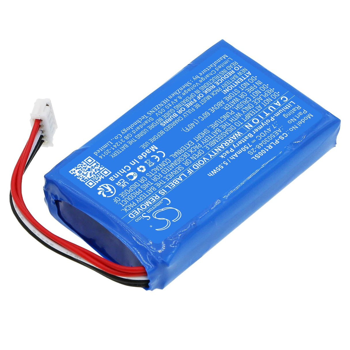 7.4v, Li-polymer, 750mah, Battery Fits Polaroid Zip, 5.55wh Batteries for Electronics Cameron Sino Technology Limited   