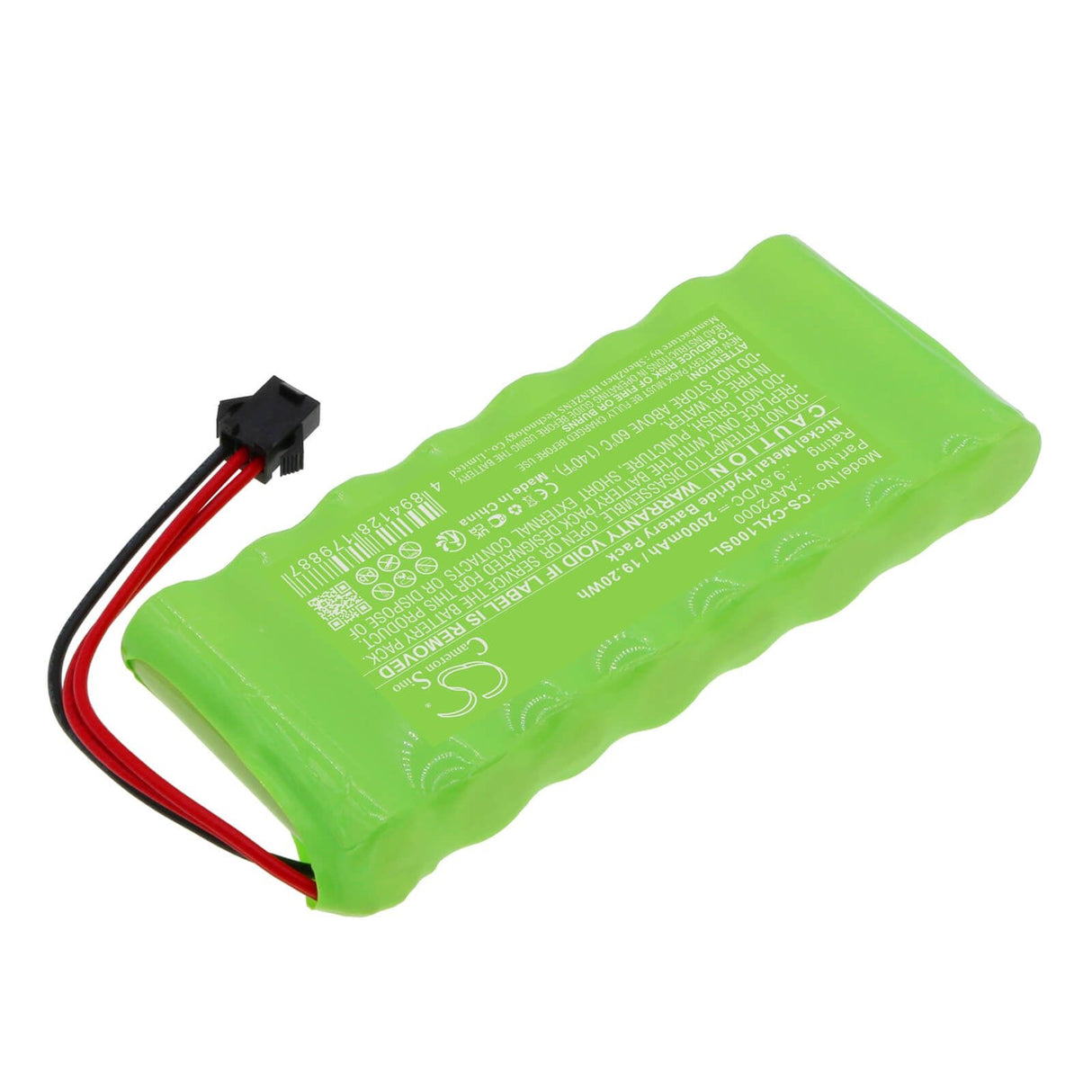 9.6v, Ni-mh, 2000mah, Battery Fits Compumatic Xl1000, Xl1000e, 19.20wh Batteries for Electronics Cameron Sino Technology Limited   