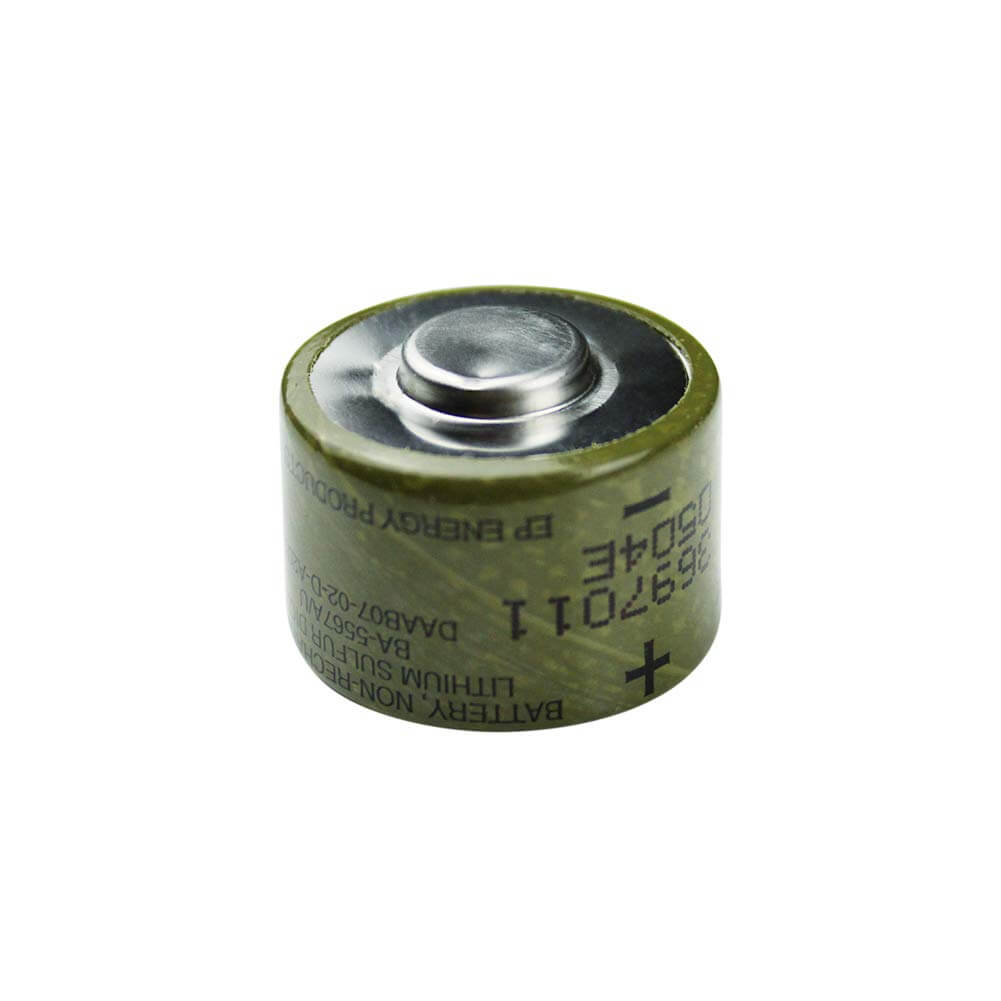 Saft BA5567A/U 1/3 C Lithium Sulfur Dioxide Battery 3 Volt with Button Terminals Saft Batteries Saft Lithium Batteries