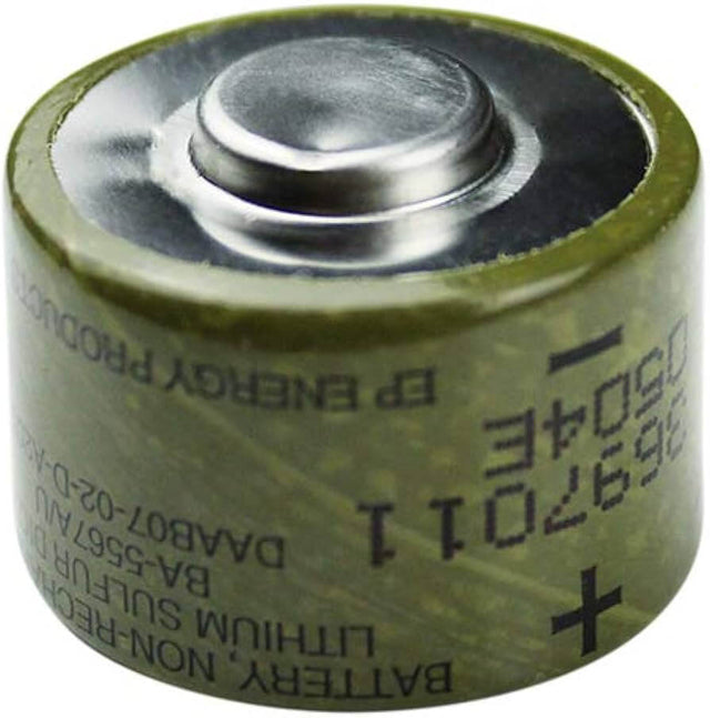 Saft BA5567A/U 1/3 C Lithium Sulfur Dioxide Battery 3 Volt with Button Terminals Saft Batteries Saft Lithium Batteries