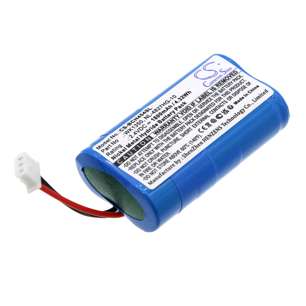 Ni-MH, Headset Battery For Bosch Integrus Pocket, Lbb 4540, Lbb4540/04 2.4v, 1800mah - 4.32wh Wireless Headset Cameron Sino Technology Limited   