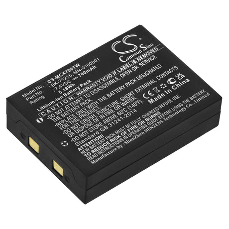 Battery For Cobra Li3900, Li3950, Li4900 7.4v, 700mah - 5.18wh Two-Way Radio Cameron Sino Technology Limited   