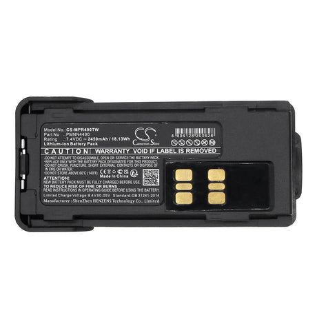 7.4V, Li-ion, 2450mAh, Two-Way Radio Battery fits Motorola, Dep550e, Dep570, 18.13Wh Two-Way Radio Cameron Sino Technology Limited   