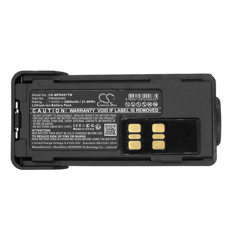 Impres 7.4V, Li-ion, 2900mAh, Two-Way Radio Battery fits Motorola, Dep550e, Dep570, 21.46Wh Two-Way Radio Cameron Sino Technology Limited   