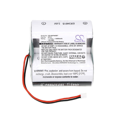 7.2v, Li-socl2, 14500mah, Alarm Battery Fits Noxalarm 151.016, 104.4wh Alarm System Cameron Sino Technology Limited   