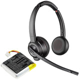 Headset Battery For Plantronics, Savi 8220, Savi W8220 3.7v, 480mah - 1.78wh Wireless Headset Cameron Sino Technology Limited   