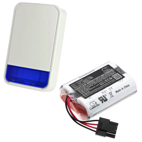 Alarm Battery For Visonic, Mcs-740, Sr-740 Pg2 3.6v, 4000mah - 14.40wh Alarm System Cameron Sino Technology Limited   