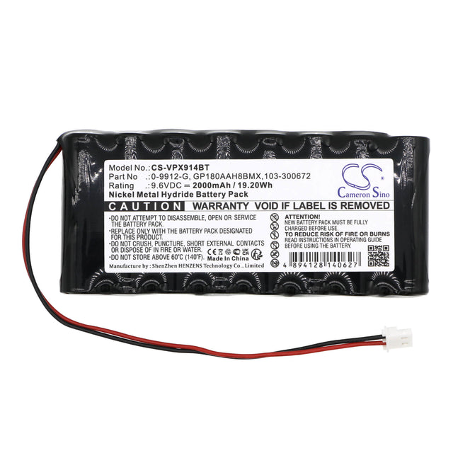 Ni-MH, Alarm Battery For Visonic, Powermax Pro 9.6v, 2000mah - 54.00wh Alarm System Cameron Sino Technology Limited   