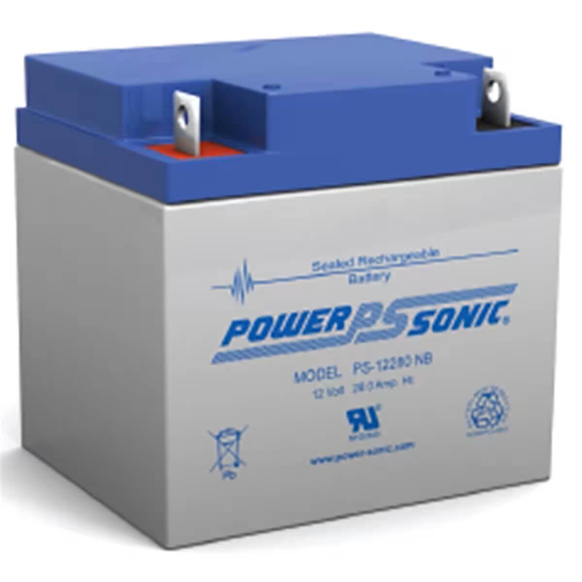 Powersonic PS-12280 12 Volt 28 Amp Hour Sealed Lead Acid Battery Sealed Lead Acid Power-Sonic   