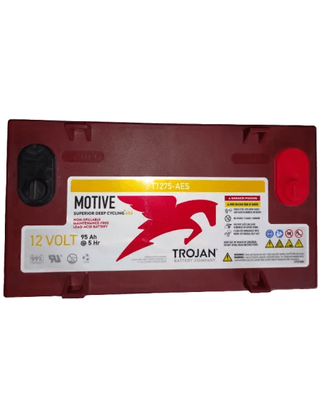 Trojan T1275-AES 12V AGM 130Ah high output battery Sealed Lead Acid DriveMotion