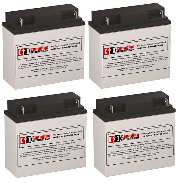 Batteries For Alpha Technologies Ali Elite 2000txl (017-747-220) Ups, 4 X 12v, 18ah - 216wh UPS Batteries CB Range   