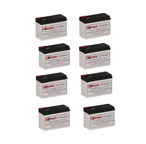 Batteries For Alpha Technologies Ali Elite 3000t (017-747-130) Ups, 8 X 12v, 7ah - 84wh UPS Batteries CB Range   