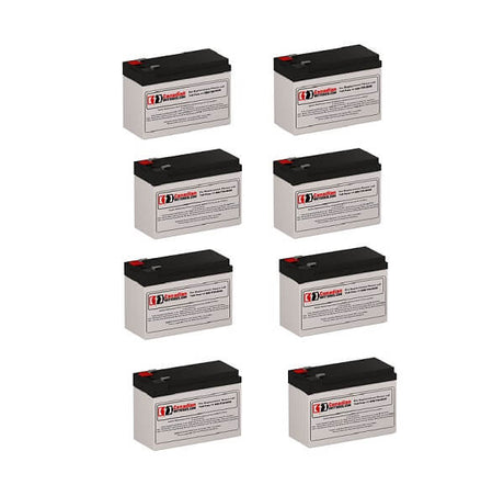 Batteries For Alpha Technologies Ali Plus 2200t (017-737-122) Ups, 8 X 12v, 7ah - 84wh UPS Batteries CB Range   