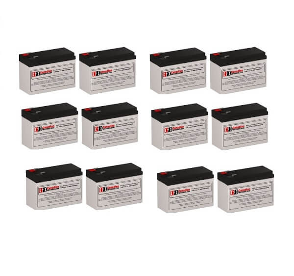 Batteries For Alpha Technologies Ali Plus Bp1500-3000 Tower (017-737-42) Ups, 12 X 12v, 7ah - 84wh UPS Batteries CB Range   