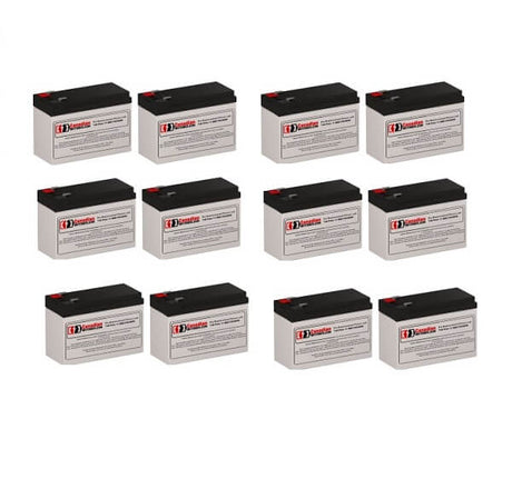 Batteries For Alpha Technologies Alibp2/3000rm (033-747-22) Ups, 12 X 12v, 7ah - 84wh UPS Batteries CB Range   