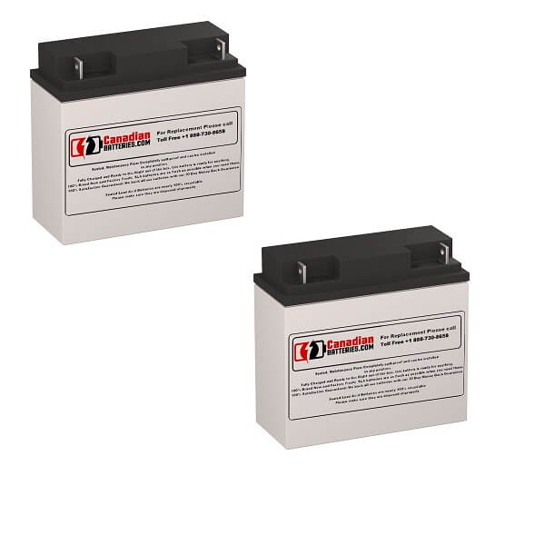 Batteries For Alpha Technologies Awm 600 (017-110-xx) Ups, 2 X 12v, 18ah - 216wh UPS Batteries CB Range   