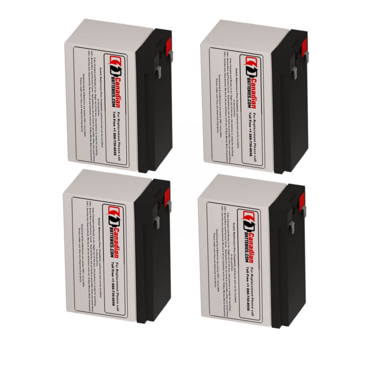 Batteries For Best Technologies 1500 Ups, 4 X 12v, 9ah - 108wh UPS Batteries CB Range   