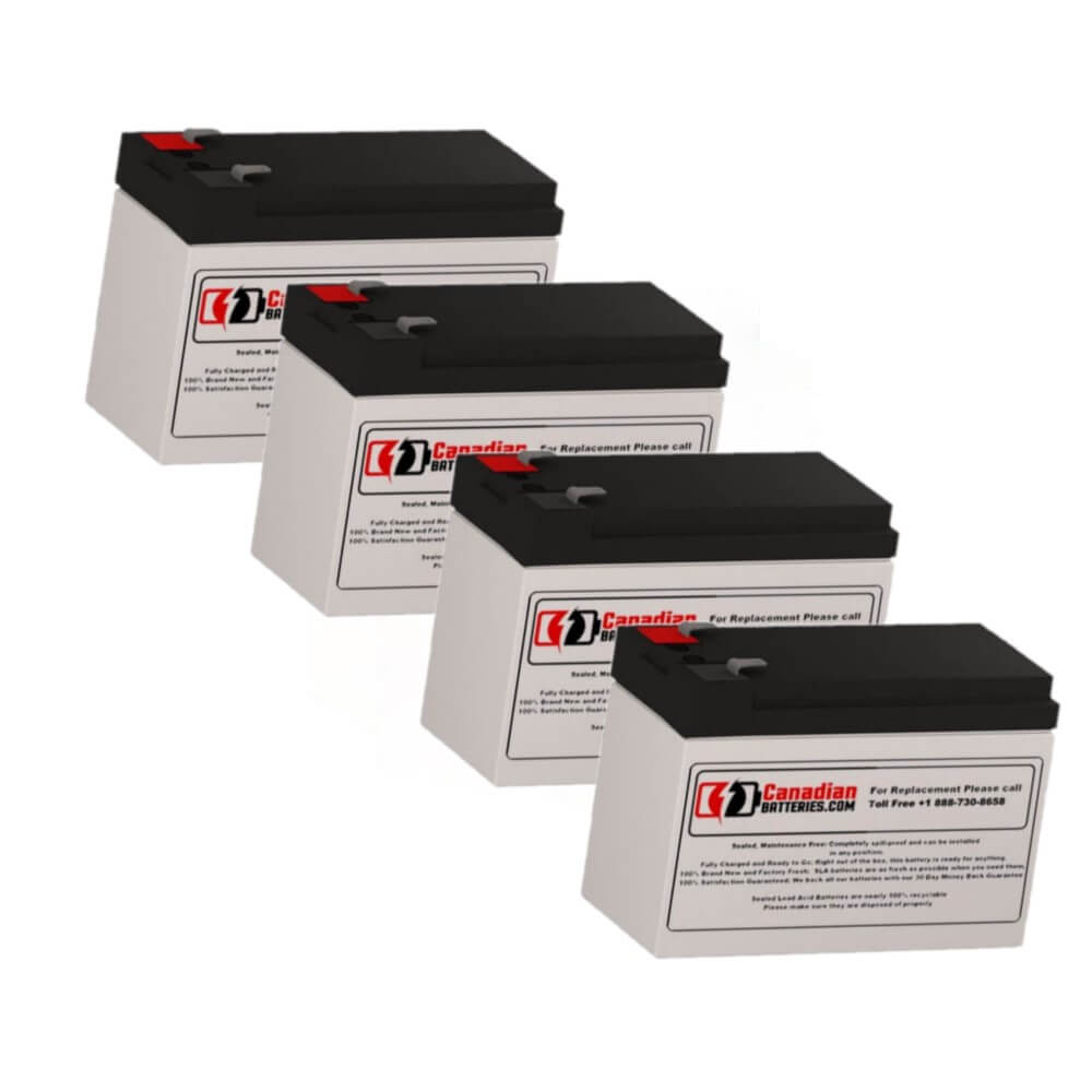 Batteries For Clary Corporation 1000 On Guard Ups, 4 X 12v, 7ah - 84wh UPS Batteries CB Range   