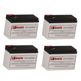 Batteries For Clary Corporation 1000 On Guard Ups, 4 X 12v, 7ah - 84wh UPS Batteries CB Range   