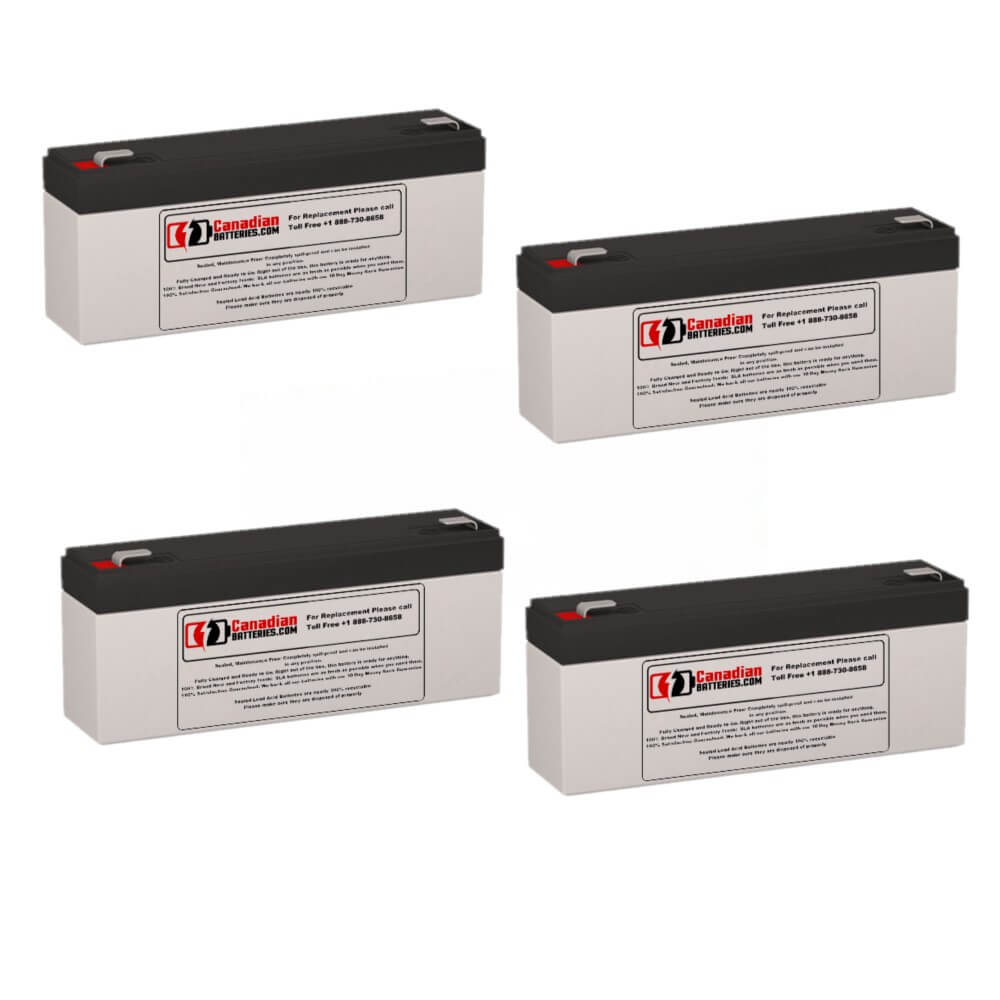 Batteries For Clary Corporation I1250va Ups, 4 X 12v, 2.5ah - 30wh UPS Batteries CB Range   