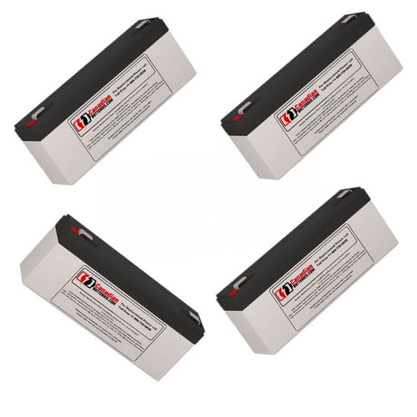 Batteries For Clary Corporation Pc1240 Ups, 4 X 12v, 2.6ah - 31.2wh UPS Batteries CB Range   