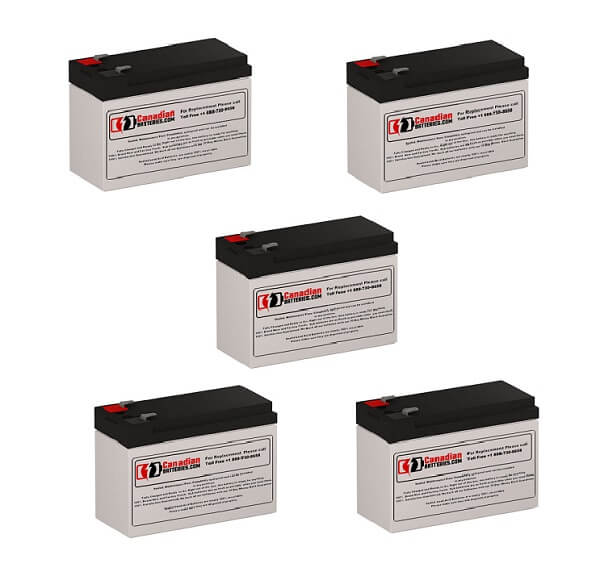 Batteries For Clary Corporation Ups1-1.5k-g Ups, 5 X 12v, 7ah - 84wh UPS Batteries CB Range   