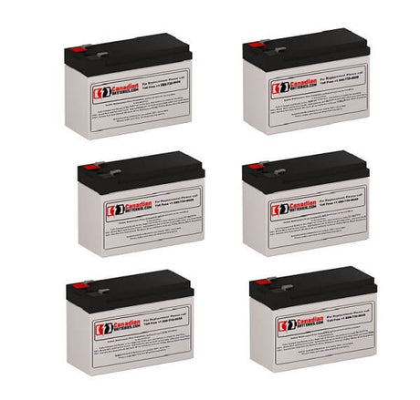 Batteries For Cyberpower Rb1270x6ps Ups, 6 X 12v, 7ah - 84wh UPS Batteries CB Range   