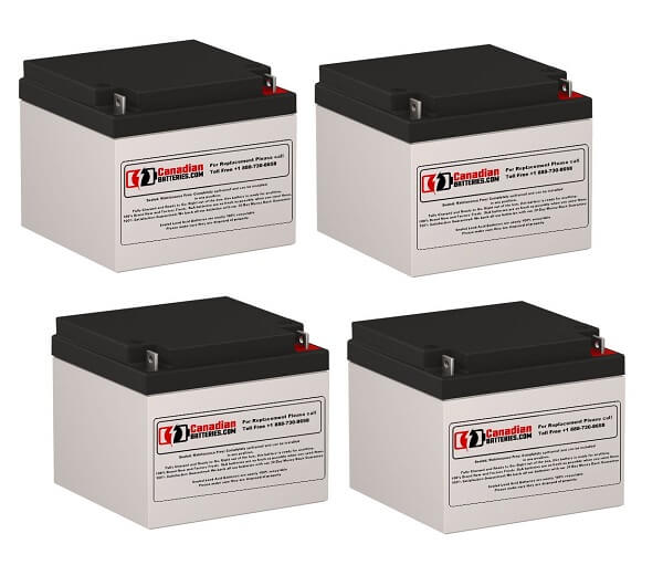 Batteries For Datashield At1200 Ups, 4 X 12v, 26ah - 312wh UPS Batteries CB Range   