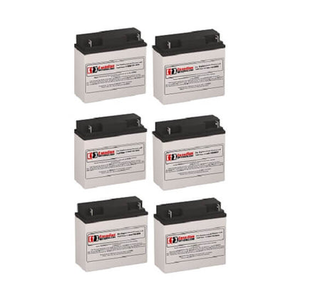 Batteries For Deltec 2036c Ups, 6 X 12v, 18ah - 216wh UPS Batteries CB Range   