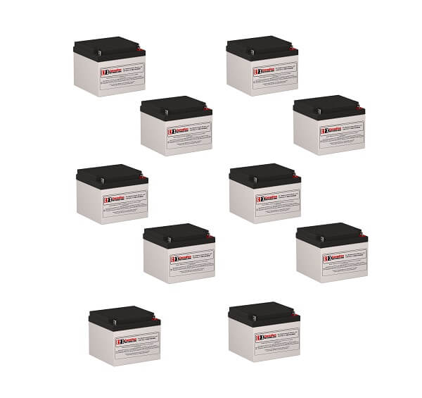 Batteries For Deltec 2066 Ups, 10 X 12v, 26ah - 312wh UPS Batteries CB Range   