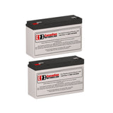 Batteries For Deltec Pr450 Ups, 2 X 6v, 12ah - 72wh UPS Batteries CB Range   